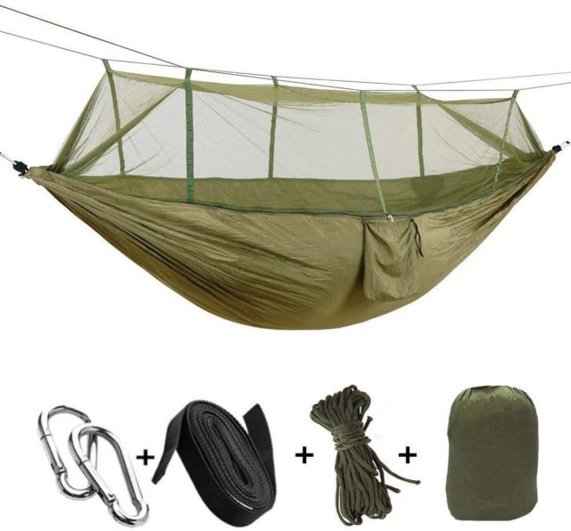 Camping Hammock With Mosquito Net