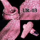 Reflective Semi Permanent Nail Art Glitter