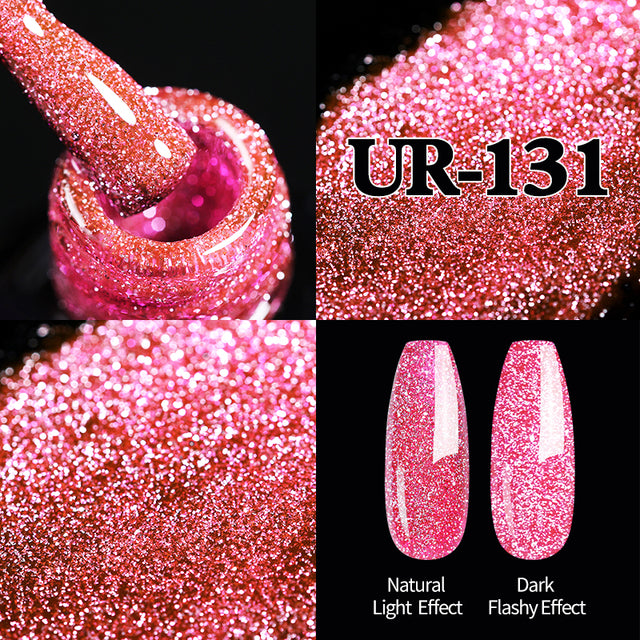 Reflective Semi Permanent Nail Art Glitter