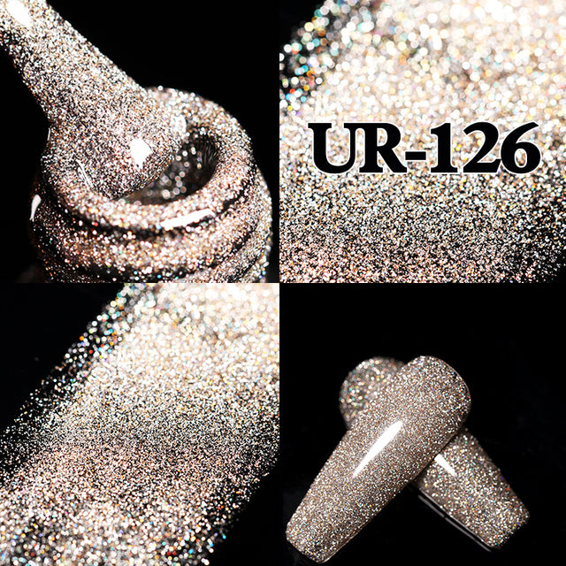 Reflective Semi Permanent Nail Art Glitter