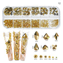 12Gird Multi Size Crystal Diamond Gems