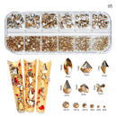 12Gird Multi Size Crystal Diamond Gems