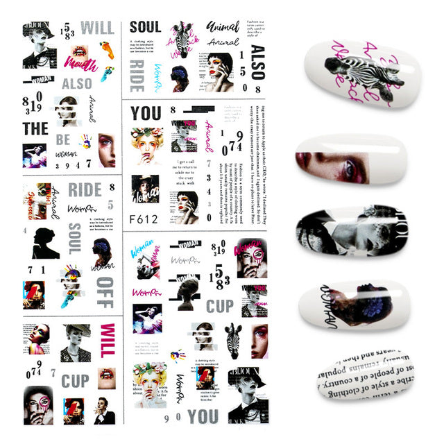 3D Nail Sticker Design