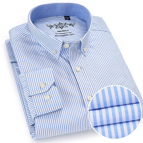 Casual Oxford Shirt Single Patch