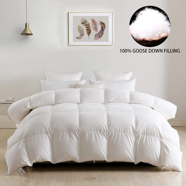 100% White Goose Down Duvet/Quilt/Comforter Bedding