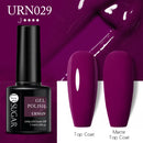 Dark Matte Purple Gel Nail Polish