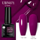 Dark Matte Purple Gel Nail Polish