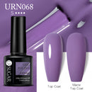 Dark Matte Purple Gel Nail Polish