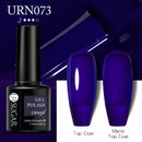 Dark Matte Purple Gel Nail Polish