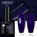 Dark Matte Purple Gel Nail Polish