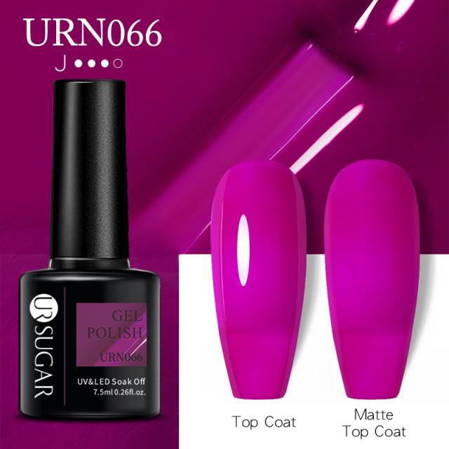 Dark Matte Purple Gel Nail Polish