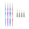 3Pcs Acrylic French Stripe Ultra-thin Line Drawing Pen