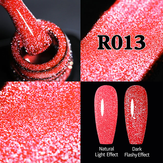 Reflective Semi Permanent Nail Art Glitter