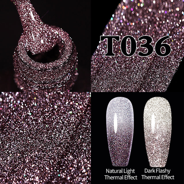 Reflective Semi Permanent Nail Art Glitter