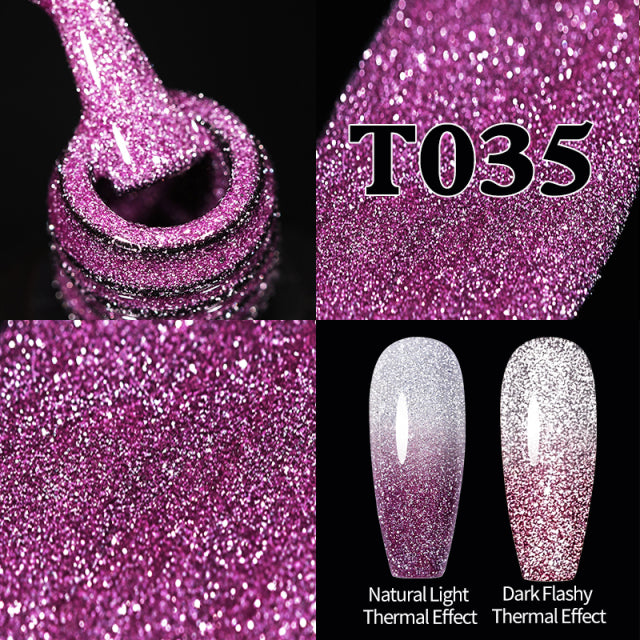 Reflective Semi Permanent Nail Art Glitter