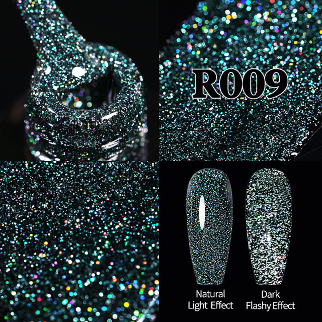 Reflective Semi Permanent Nail Art Glitter