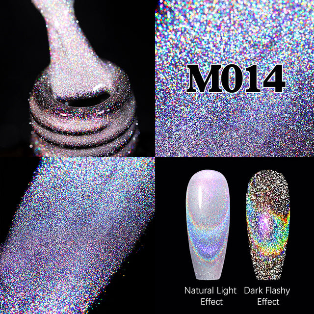 Reflective Semi Permanent Nail Art Glitter