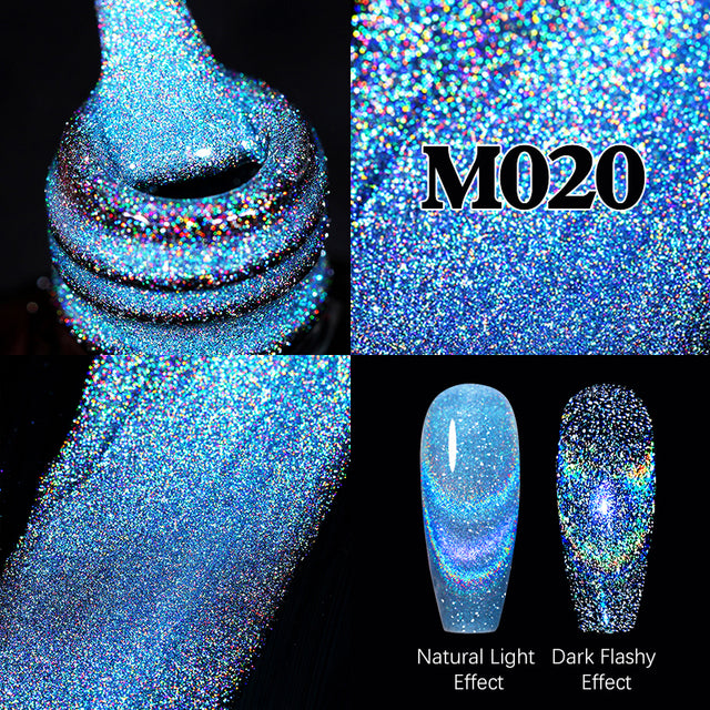 Reflective Semi Permanent Nail Art Glitter