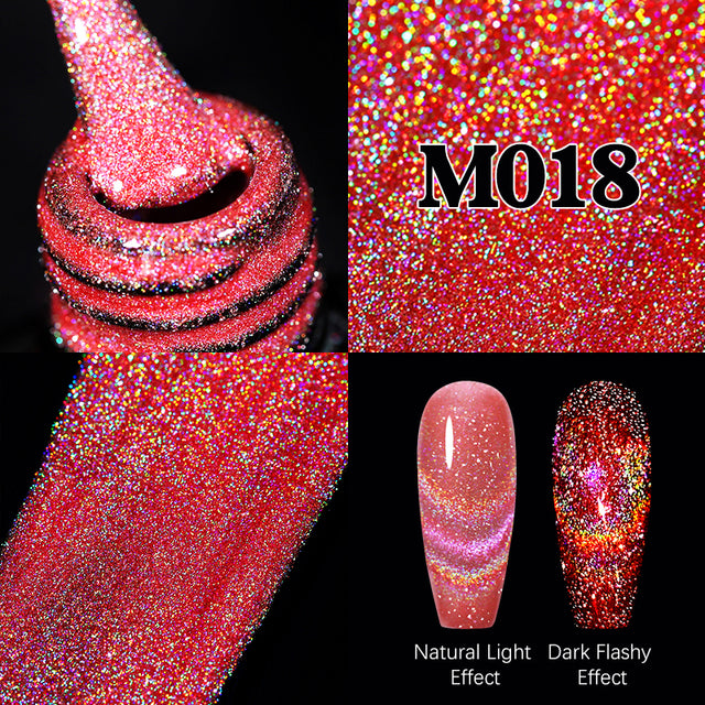 Reflective Semi Permanent Nail Art Glitter