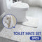 Buy Best Luxury Bathroom Toilet Mat/ Mats Set Online